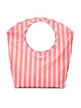 VS BOMBSHELL STRIPE REVERSIBLE TOTE NWT